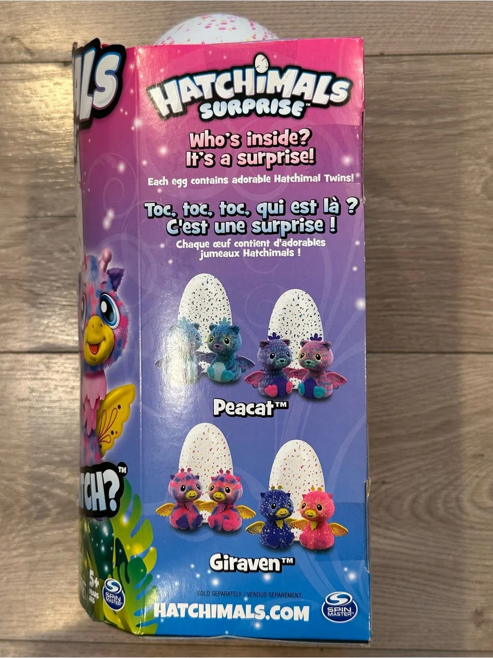 NIB 2017 Hatchimals Surprise Twins Giraven or Peacat